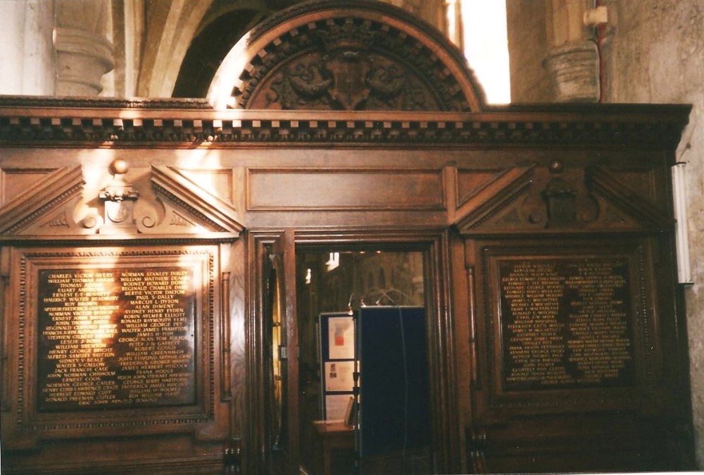 War Memorial Priory Church Christchurch