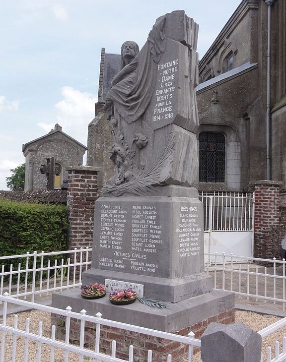 Oorlogsmonument Fontaine-Notre-Dame