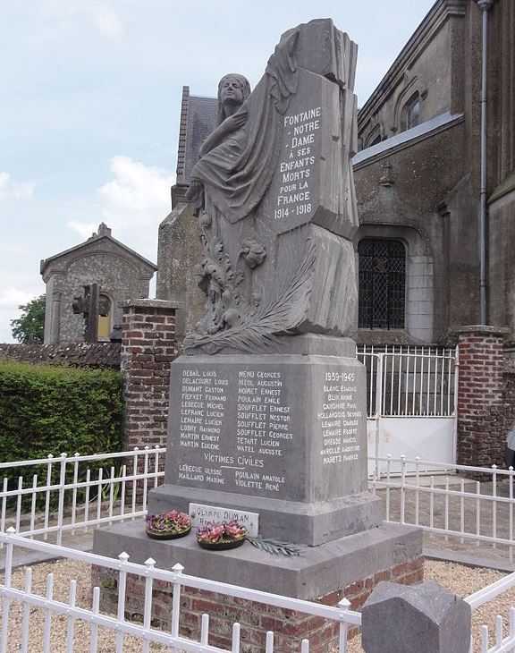 War Memorial Fontaine-Notre-Dame