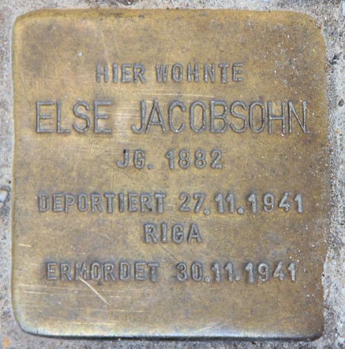 Stolpersteine Droysenstraße 7 #3