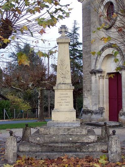 Oorlogsmonument Guillos