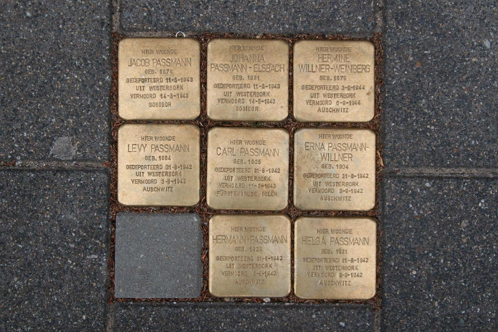 Stolpersteine Schoolstraat 7 #1