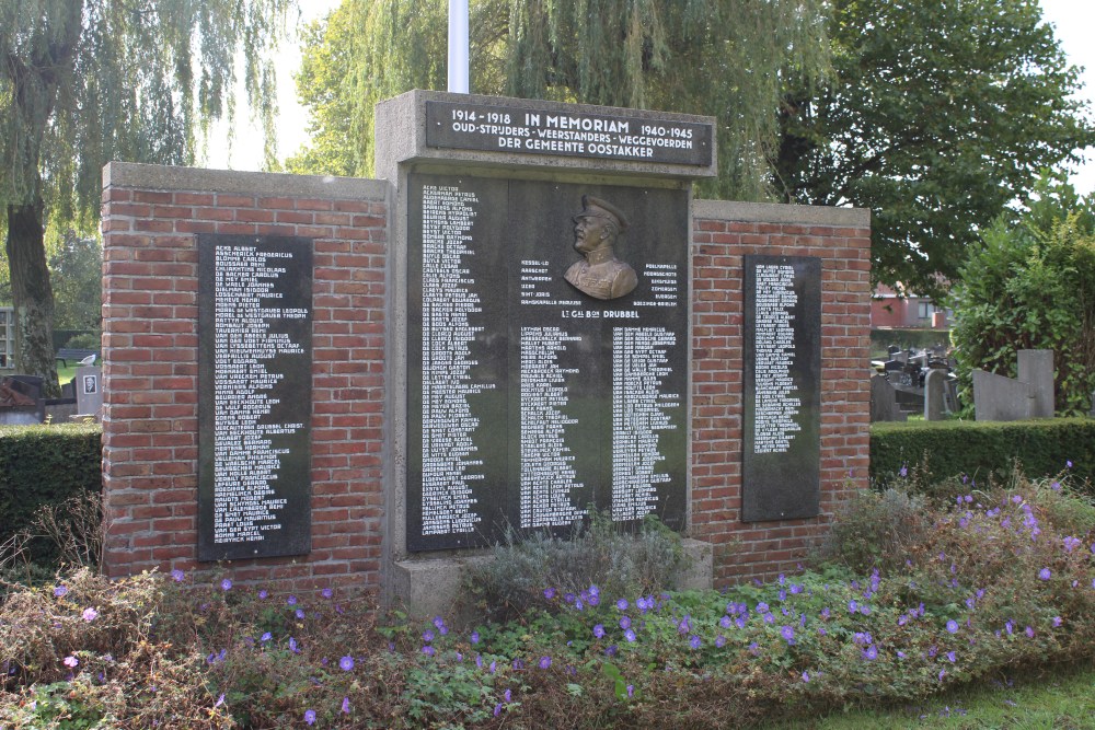 Oorlogsmonument Oostakker	Begraafplaats