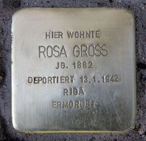Stolpersteine Sybelstraße 62 #4