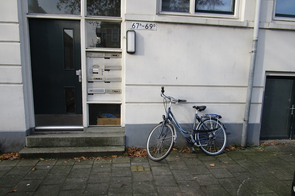 Stolpersteine Burgemeester Hofmanplein 67A #4