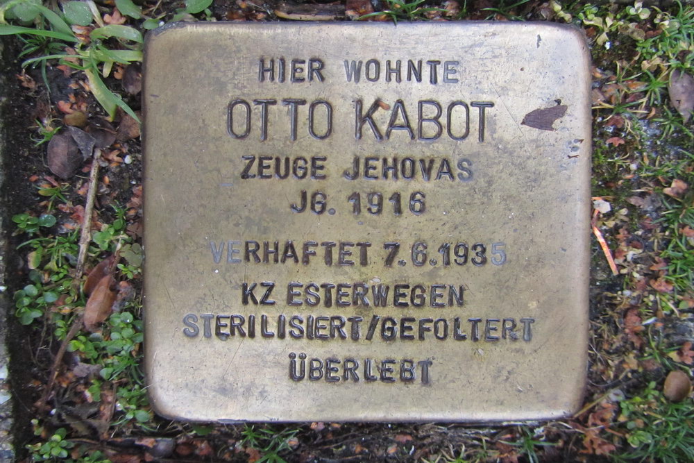 Stolperstein Formesstrae 19