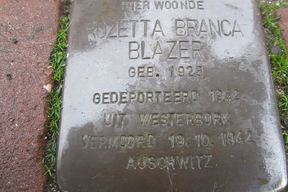 Stolpersteine Kerkstraat 17 #4