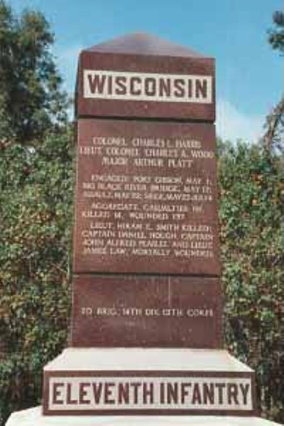 Monument 11th Wisconsin Infantry (Union) #1