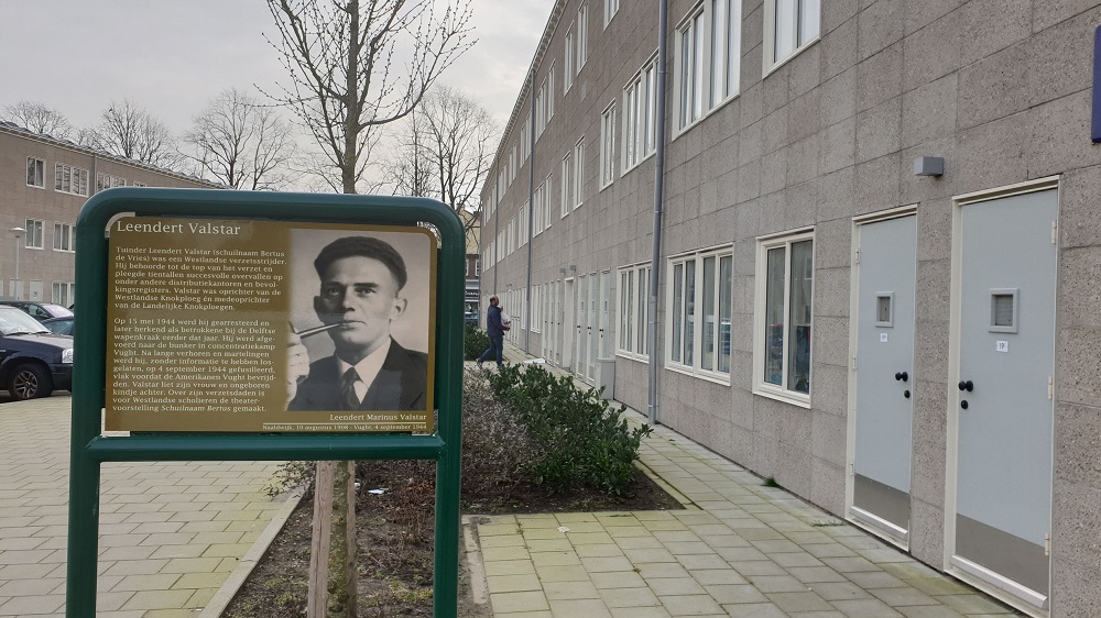 Memorial Plates Slotermeer Leendert Valstarhof #3