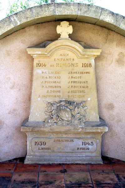 Oorlogsmonument Rimons #1