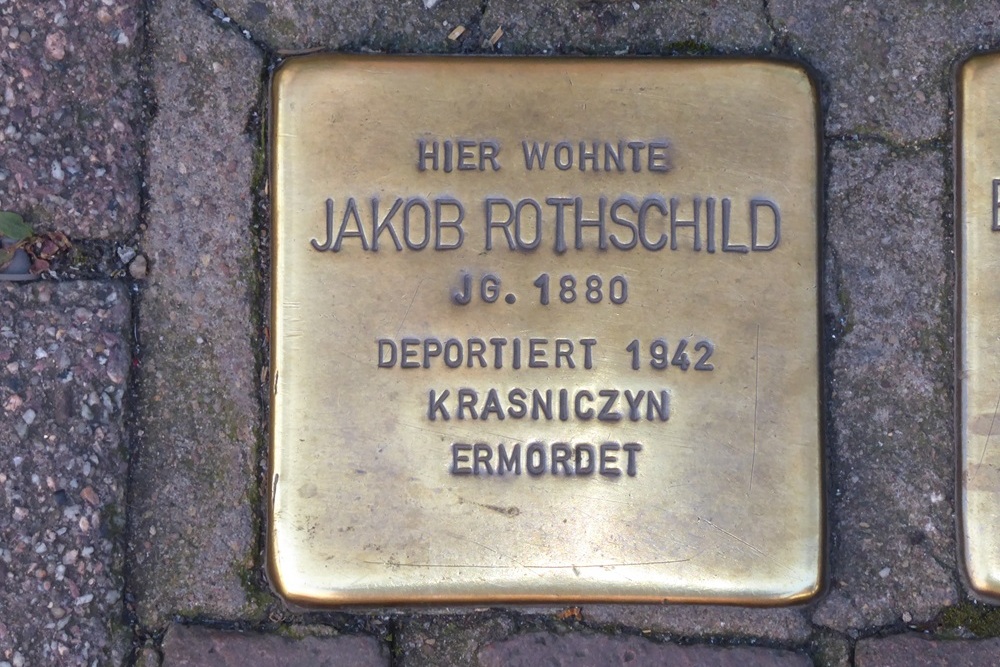 Stumbling Stones Frohsinnstraße 9 #4