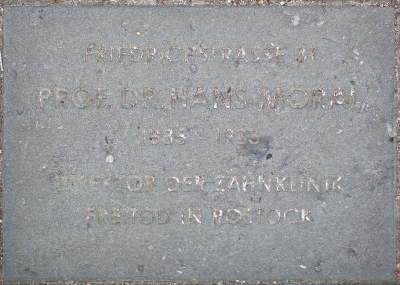 Memorial Stone Friedrichstrae 28 #1