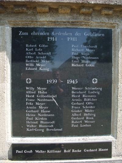 War Memorial Kleingrabe #2