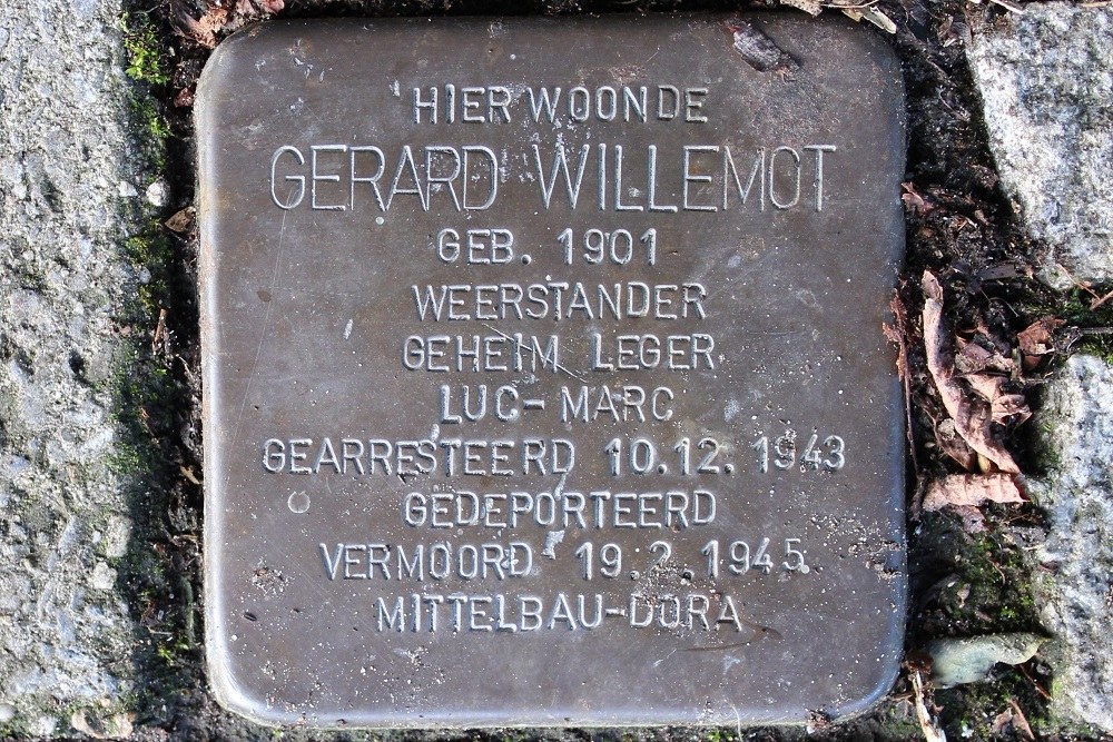 Stolperstein Gérard Willemotlaan 90 #1