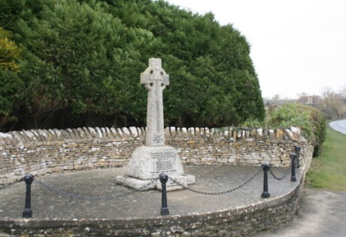 Oorlogsmonument Black Bourton