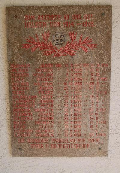 War Memorial Wehl #3