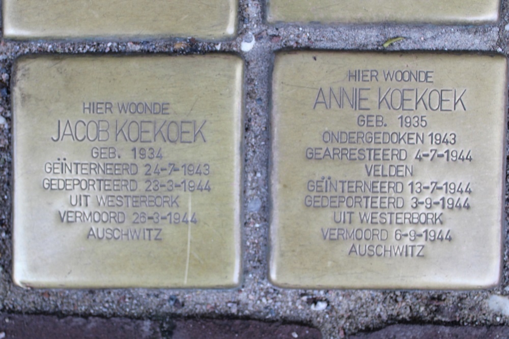 Stolpersteine Nieuwe Kerkstraat 77 #3