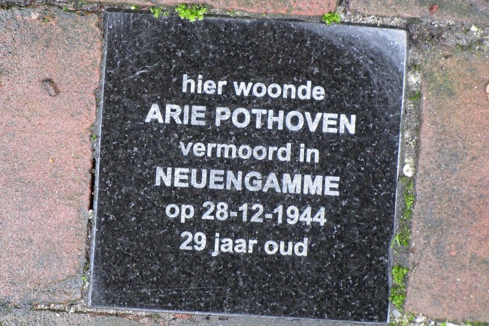 Memorial Stone Prins Frederiklaan 10 #1