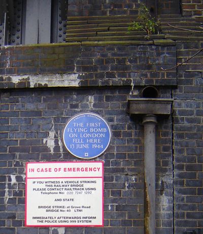 Memorial First V-1 Bomb on London #1