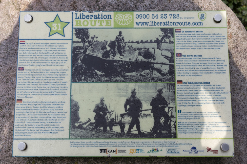 Liberation Route Marker 31 #2