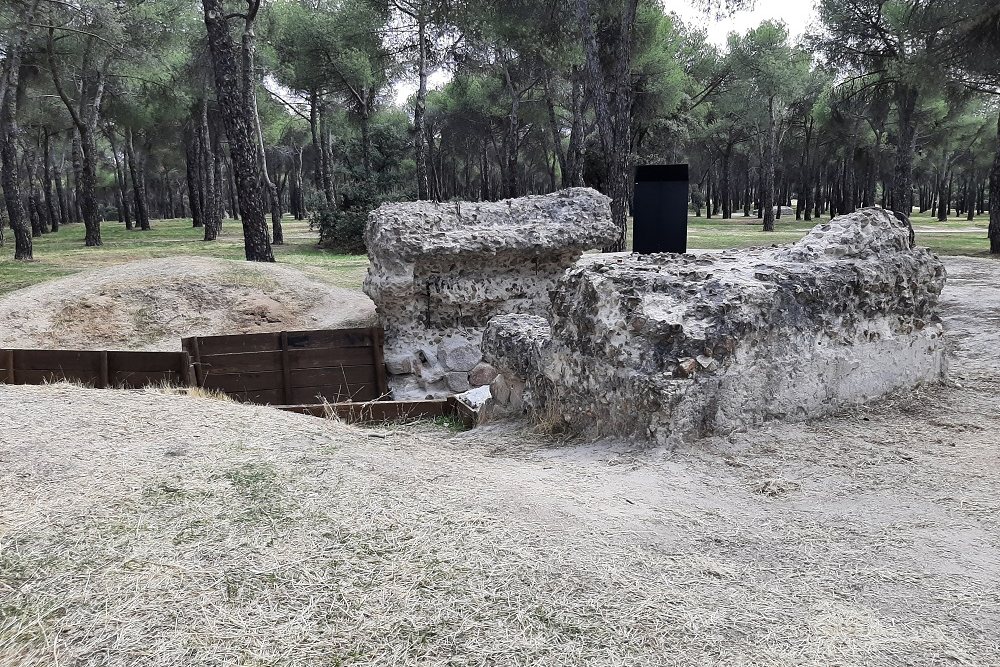 Remains Bunker Spanish Civil War Dehesa de Navalcarbón