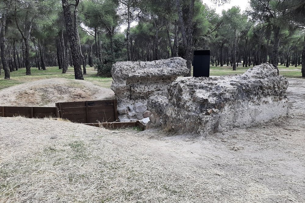 Remains Bunker Spanish Civil War Dehesa de Navalcarbn