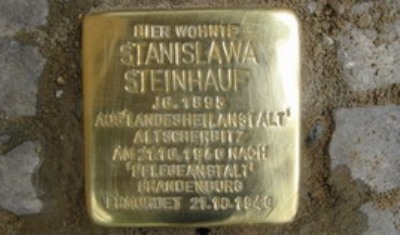 Stolperstein Bernhardystraße 6
