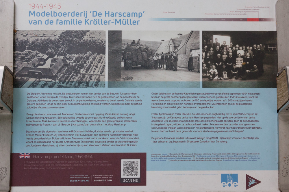 Information Sign Model farm 'De Harscamp' #2