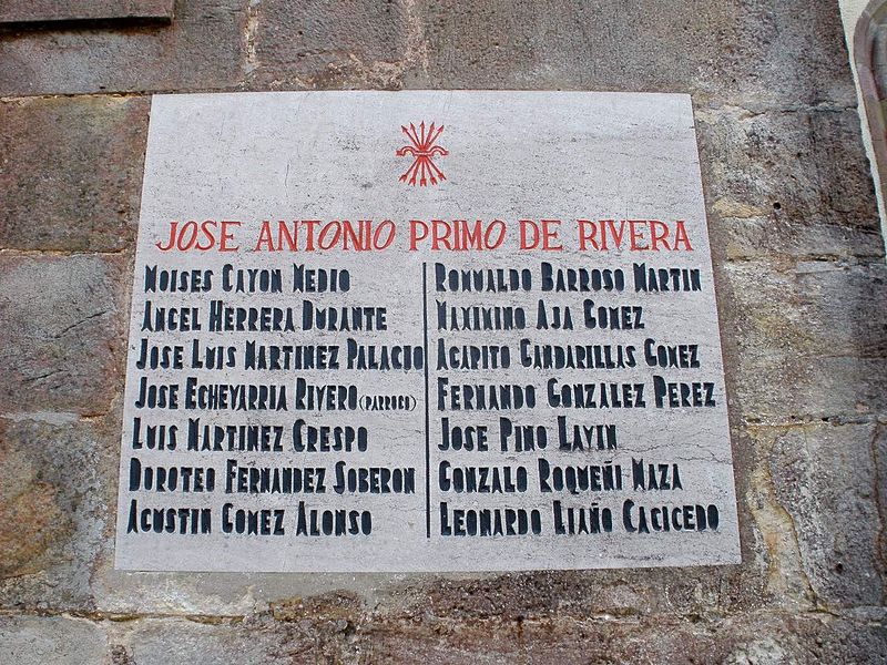 Dónde está enterrado josé antonio primo de rivera