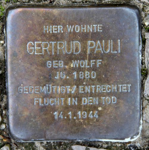 Stolperstein Gerolsteiner Straße 3 #1