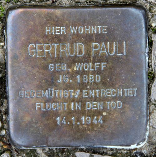 Stolperstein Gerolsteiner Strae 3