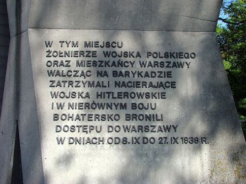 Barricade Memorial Warsaw #5