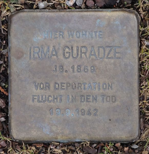 Stolperstein Reinhardsbrunner Strae 33