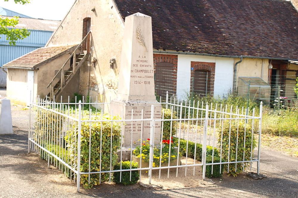 Monument Eerste Wereldoorlog Champoulet #1