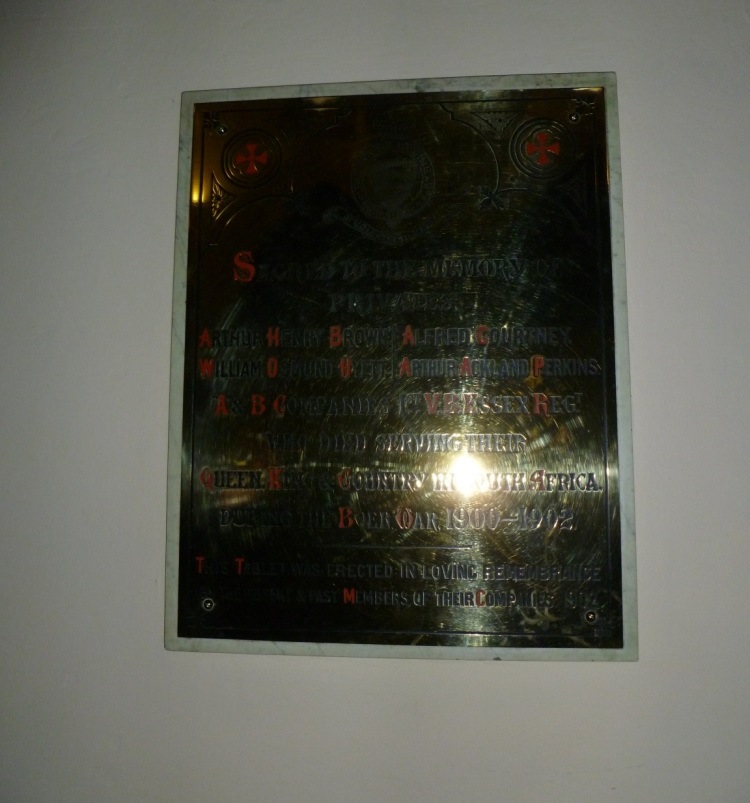 Boer War Memorial Essex Regiment 1st Volunteer Battalion