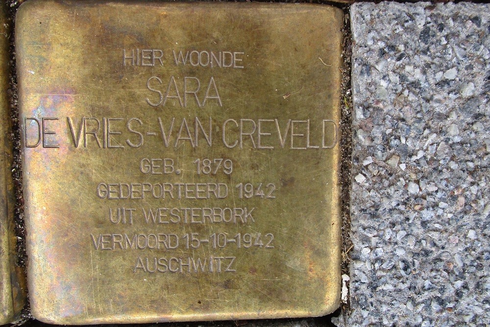 Stolpersteine G.J. Mulderstraat 29a #3