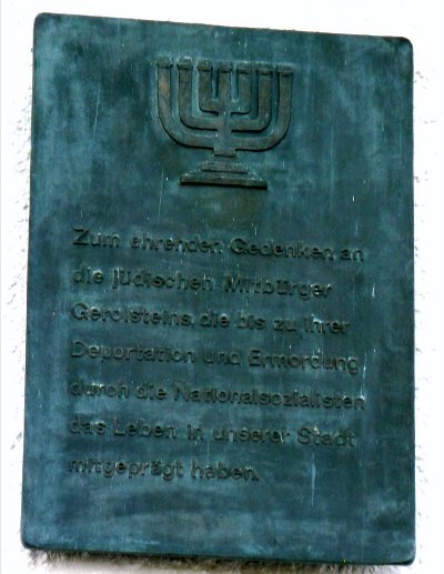Jewish Memorial Gerolstein