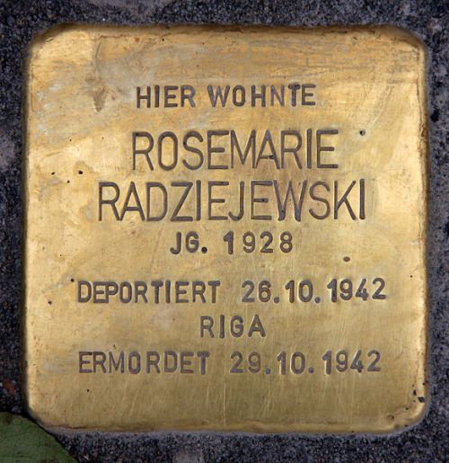 Stolpersteine Friedrichshaller Strae 28 #5