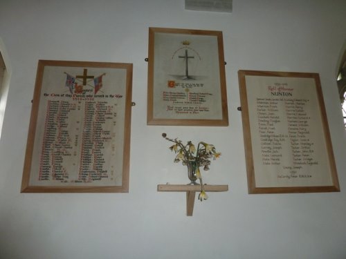 War Memorial St. Andrew Church Nunton