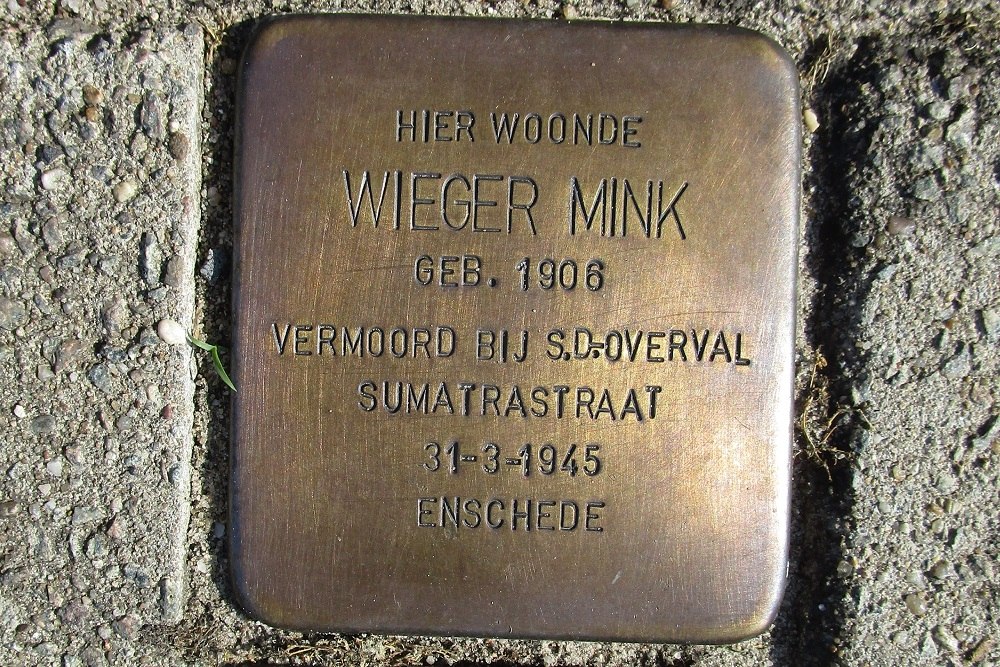 Stolperstein Jacob Obrechtstraat 19