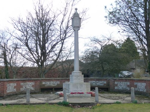 Oorlogsmonument Sutton Scotney #1
