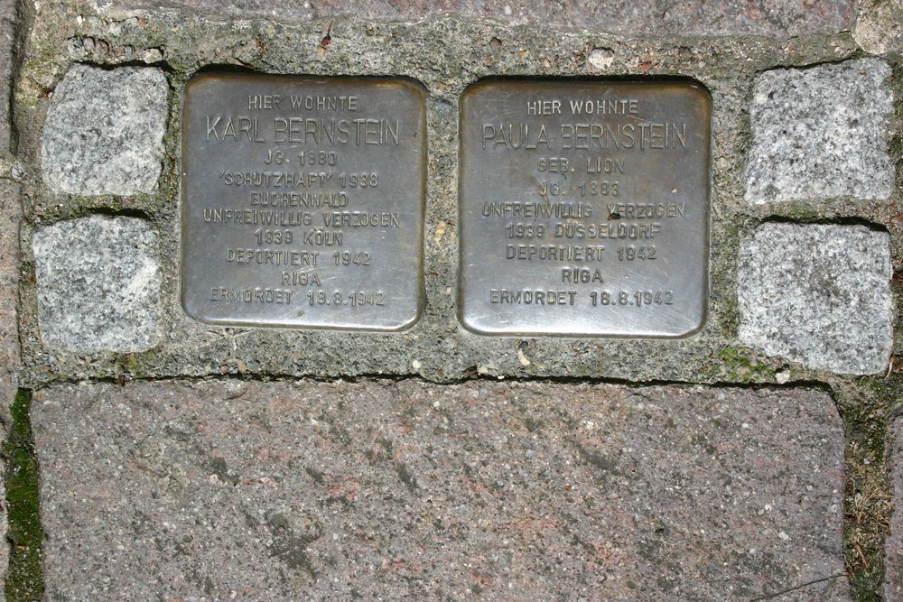 Stolpersteine Mnsterkirchhof 13 #1