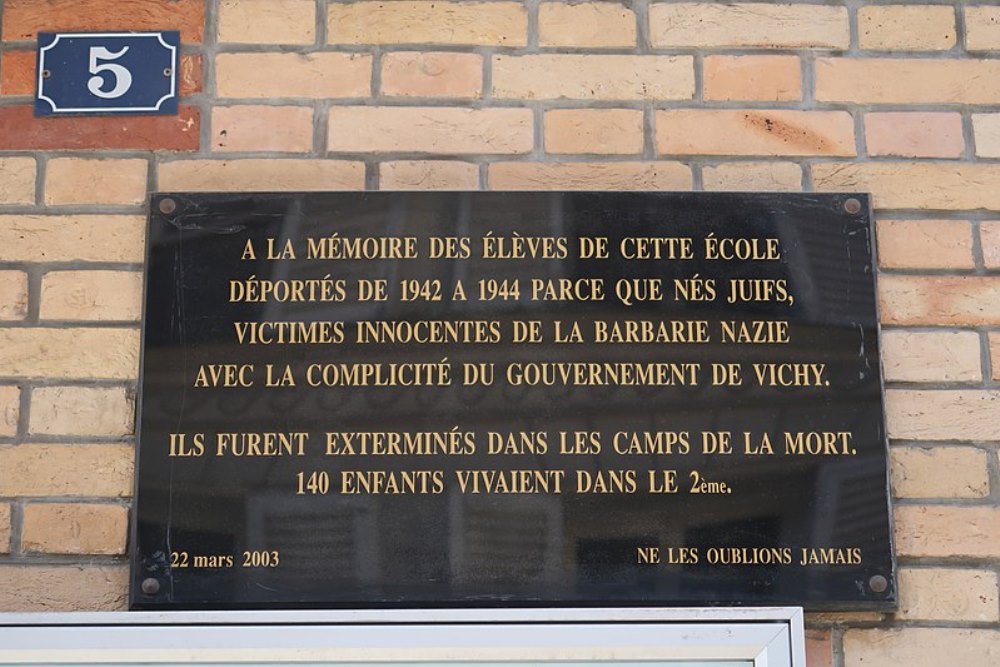 Memorial Deportation École Beauregard #1