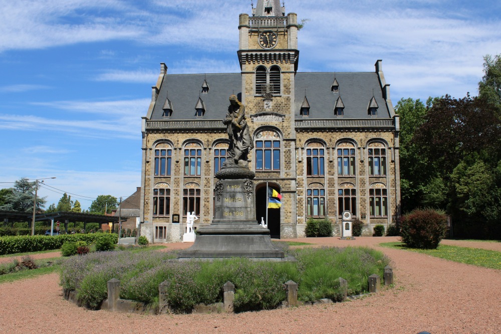 Monument Eerste Wereldoorlog Courcelles	 #1