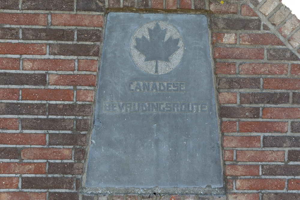 Marker No. 1 Canadian Liberation Route #1