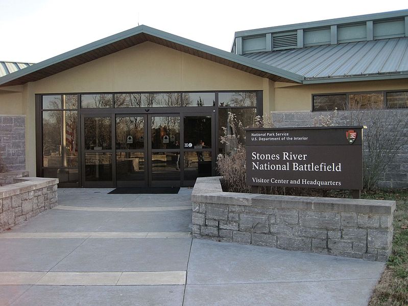 Visitor Center Stones River National Battlefield.