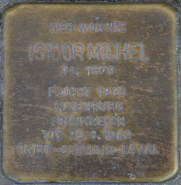Stolpersteine Hauptstraße 80 #1