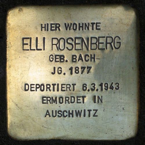 Stolperstein Blcherstrae 36 #1