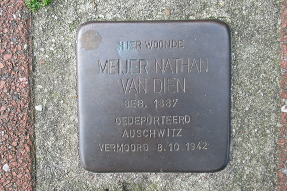 Stolperstein De Grint 78 (nu Wilhelminastraat 75)