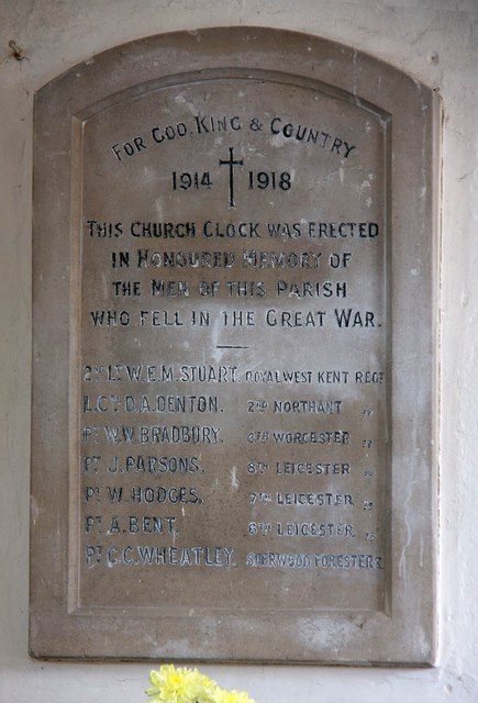 War Memorial St. James Church #1